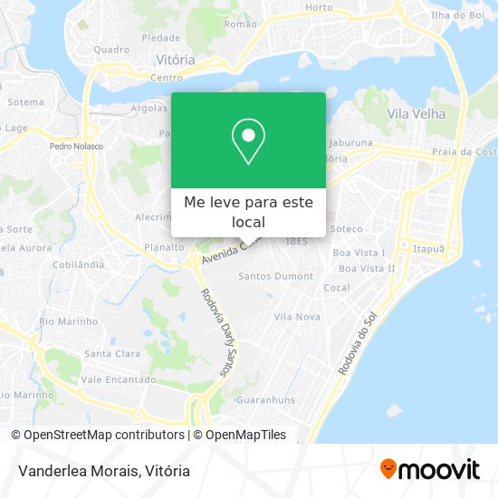 Vanderlea Morais mapa