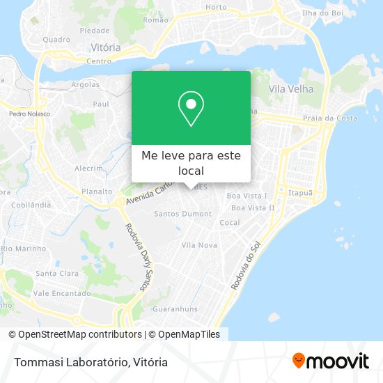 Tommasi Laboratório mapa