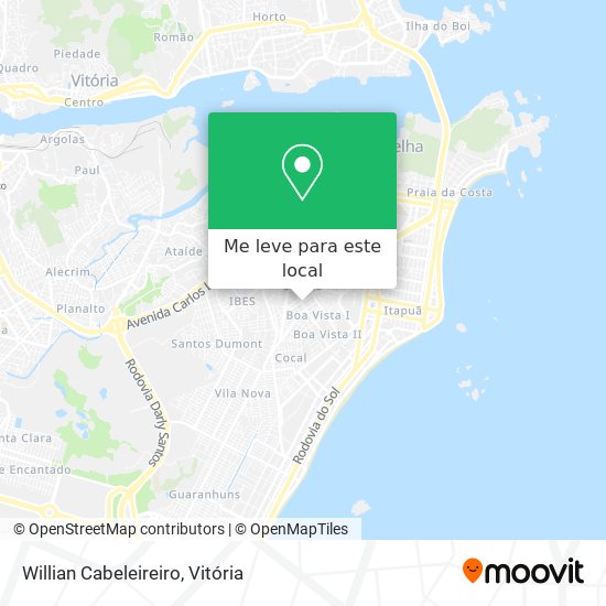 Willian Cabeleireiro mapa