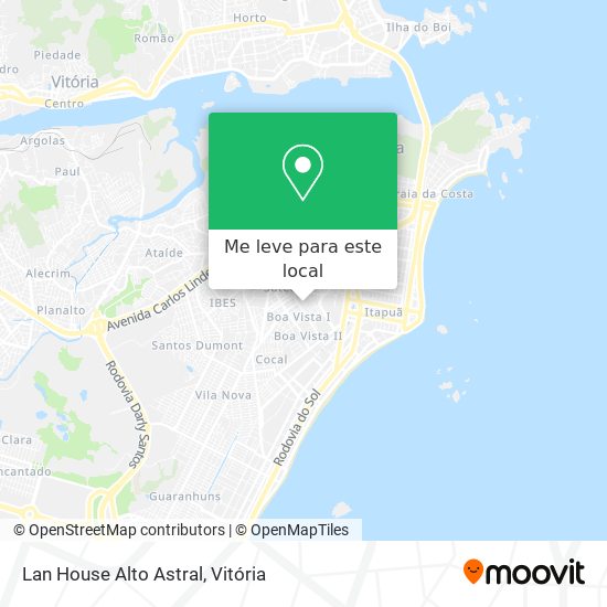 Lan House Alto Astral mapa