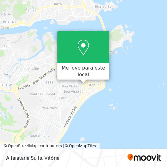 Alfaiataria Suits mapa