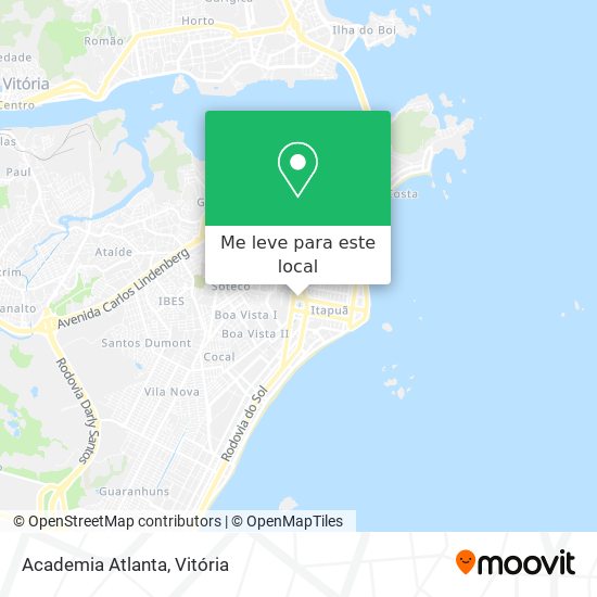 Academia Atlanta mapa