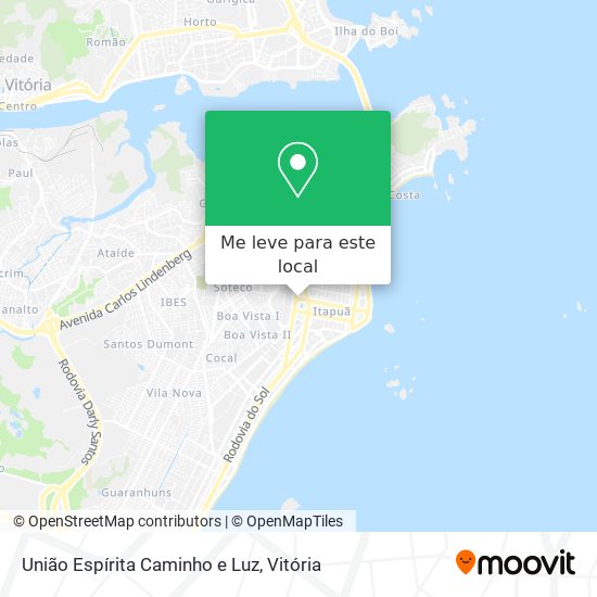 União Espírita Caminho e Luz mapa