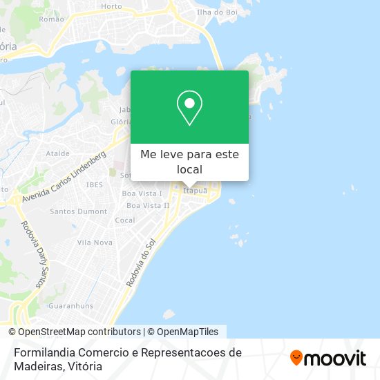 Formilandia Comercio e Representacoes de Madeiras mapa