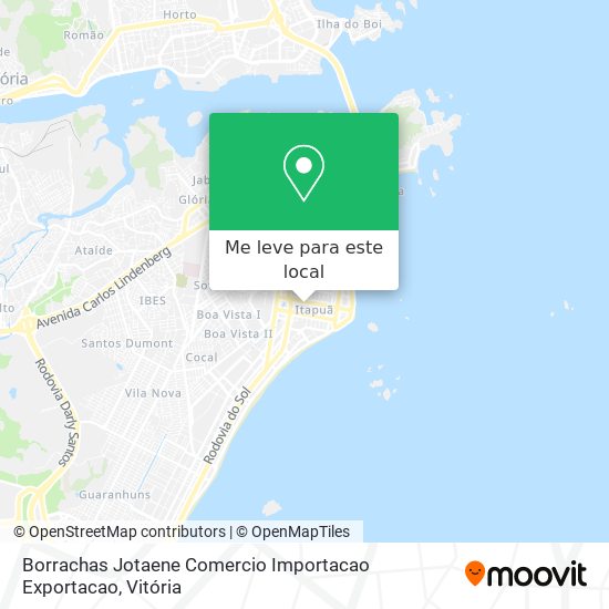 Borrachas Jotaene Comercio Importacao Exportacao mapa