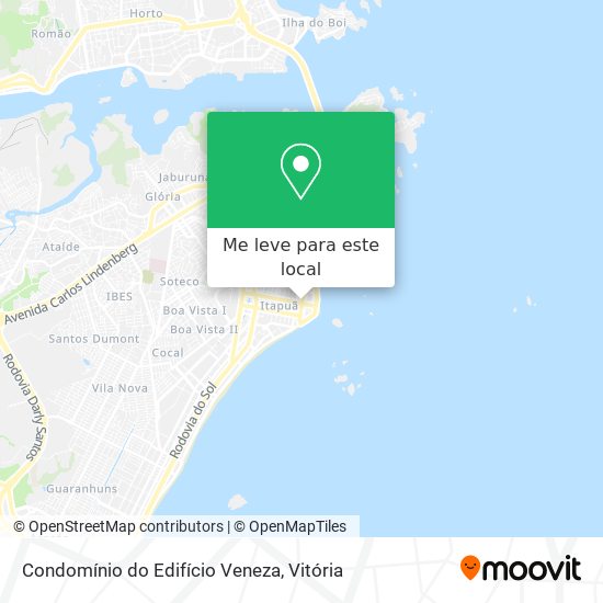 Condomínio do Edifício Veneza mapa