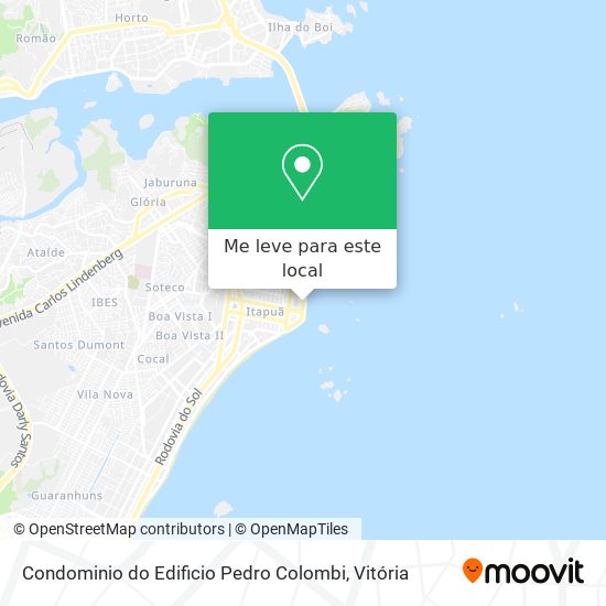 Condominio do Edificio Pedro Colombi mapa