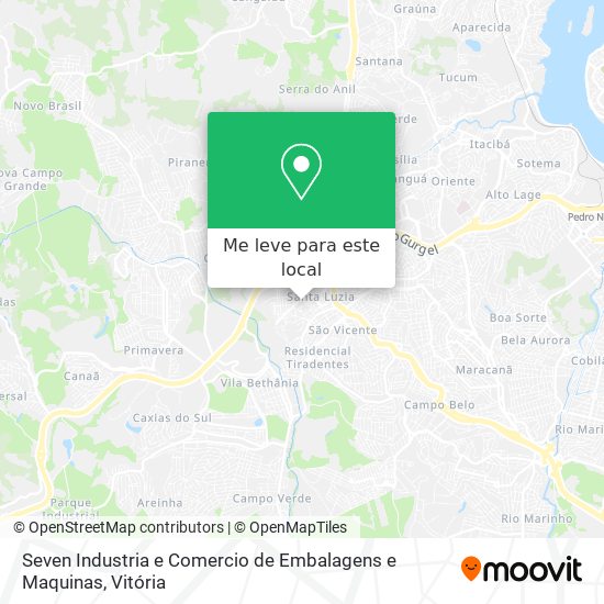 Seven Industria e Comercio de Embalagens e Maquinas mapa