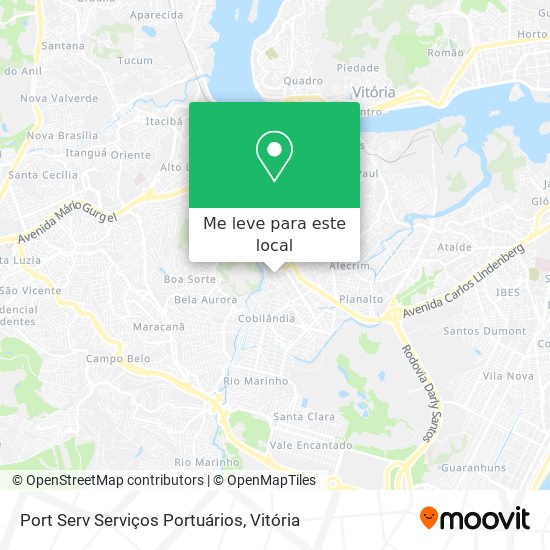 Port Serv Serviços Portuários mapa
