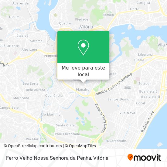 Ferro Velho Nossa Senhora da Penha mapa