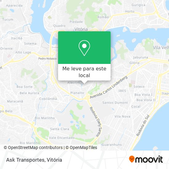 Ask Transportes mapa