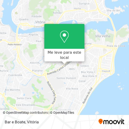 Bar e Boate mapa