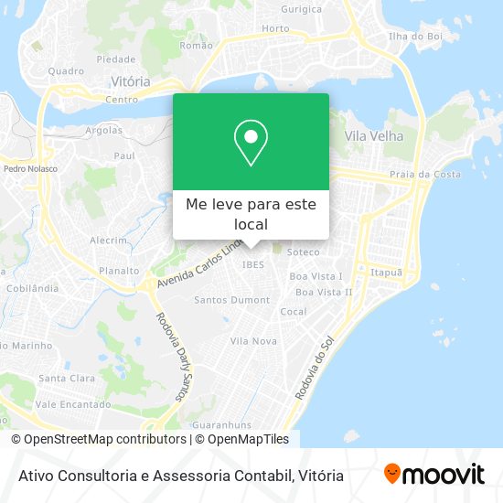 Ativo Consultoria e Assessoria Contabil mapa