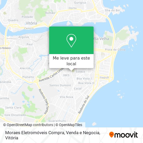 Moraes Eletromóveis Compra, Venda e Negocia mapa