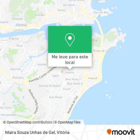 Maíra Souza Unhas de Gel mapa