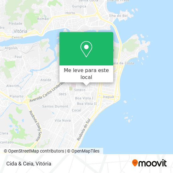 Cida & Ceia mapa