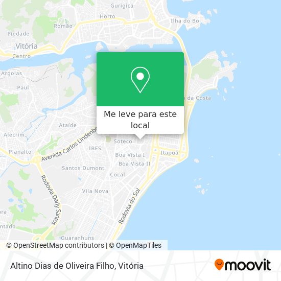 Altino Dias de Oliveira Filho mapa