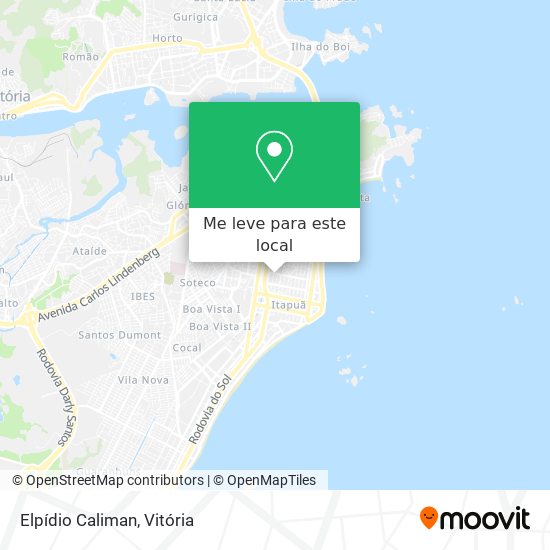 Elpídio Caliman mapa