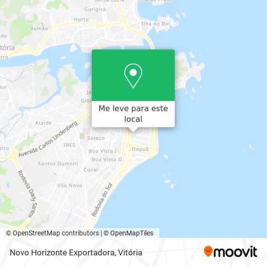 Novo Horizonte Exportadora mapa