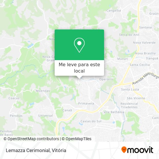 Lemazza Cerimonial mapa