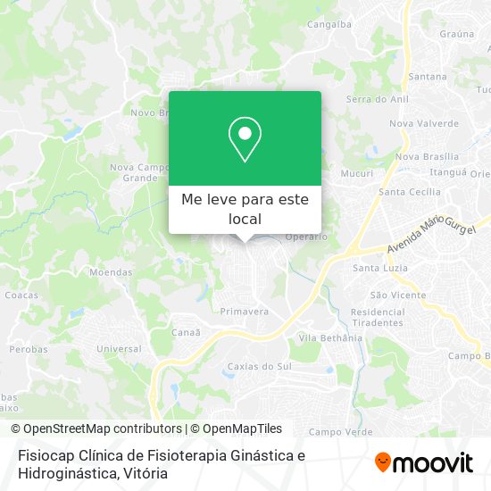 Fisiocap Clínica de Fisioterapia Ginástica e Hidroginástica mapa