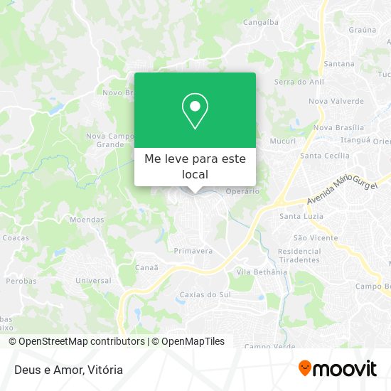 Deus e Amor mapa