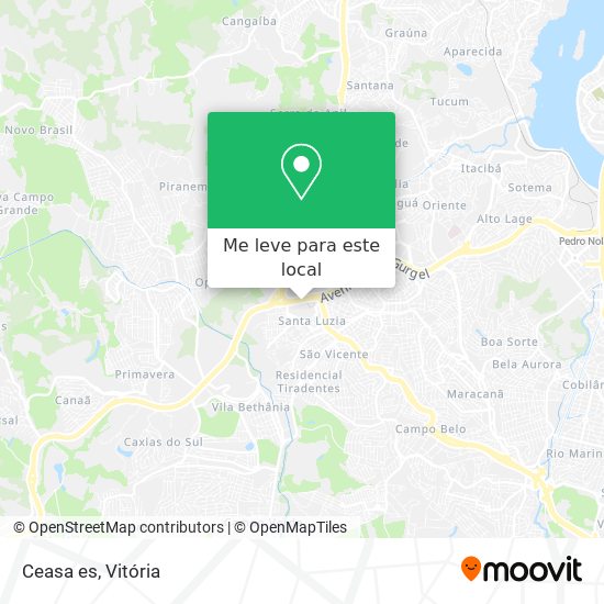 Ceasa es mapa