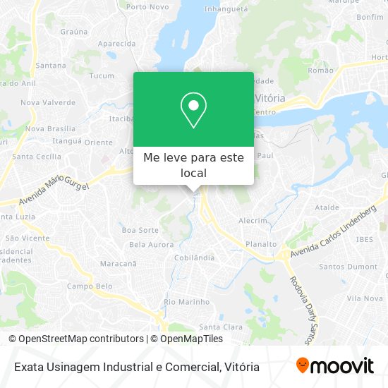 Exata Usinagem Industrial e Comercial mapa