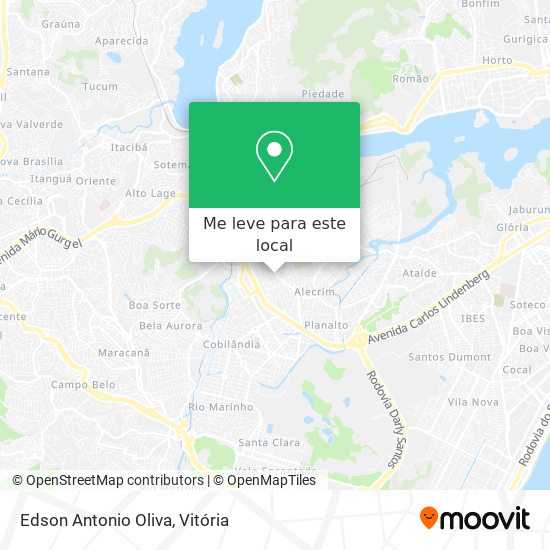 Edson Antonio Oliva mapa