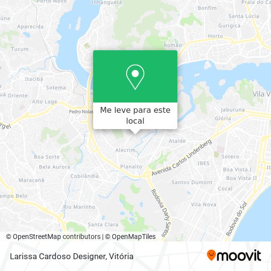 Larissa Cardoso Designer mapa