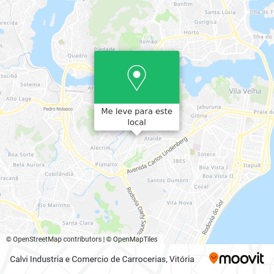 Calvi Industria e Comercio de Carrocerias mapa