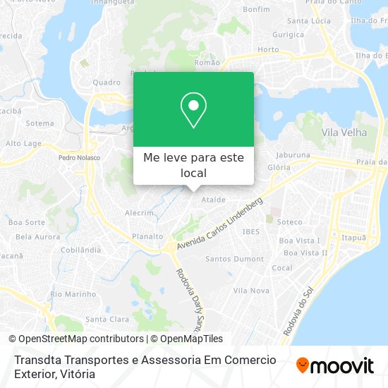 Transdta Transportes e Assessoria Em Comercio Exterior mapa