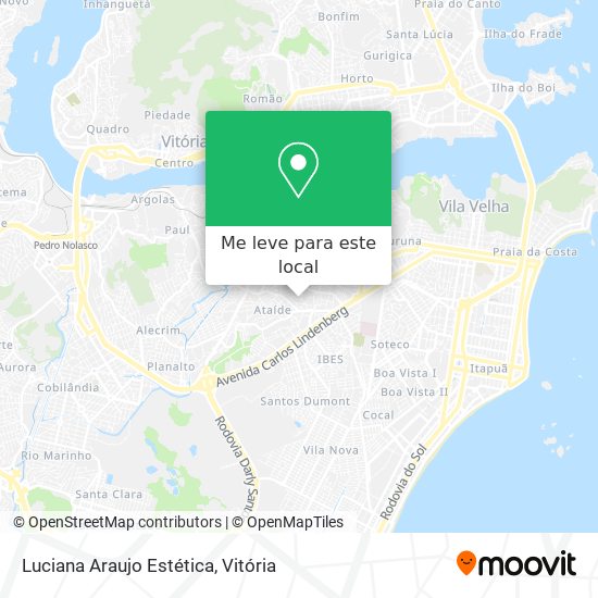 Luciana Araujo Estética mapa
