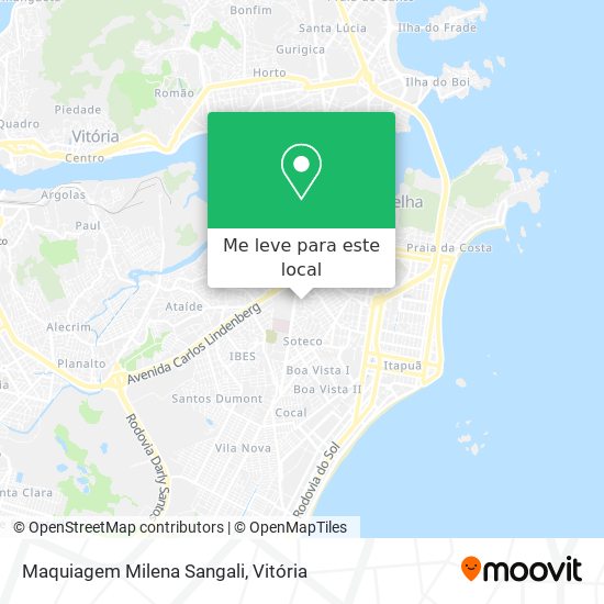 Maquiagem Milena Sangali mapa