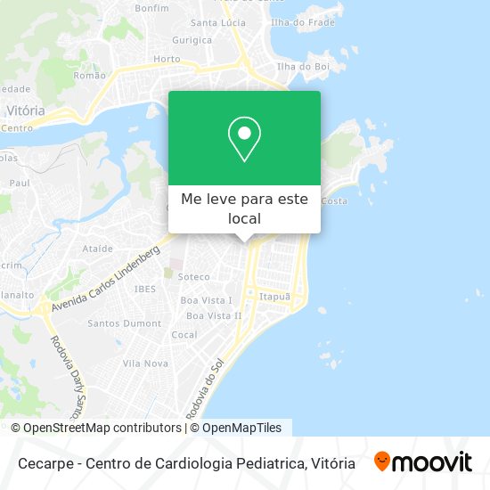 Cecarpe - Centro de Cardiologia Pediatrica mapa