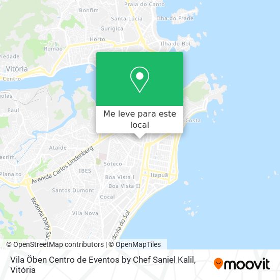 Vila Öben Centro de Eventos by Chef Saniel Kalil mapa