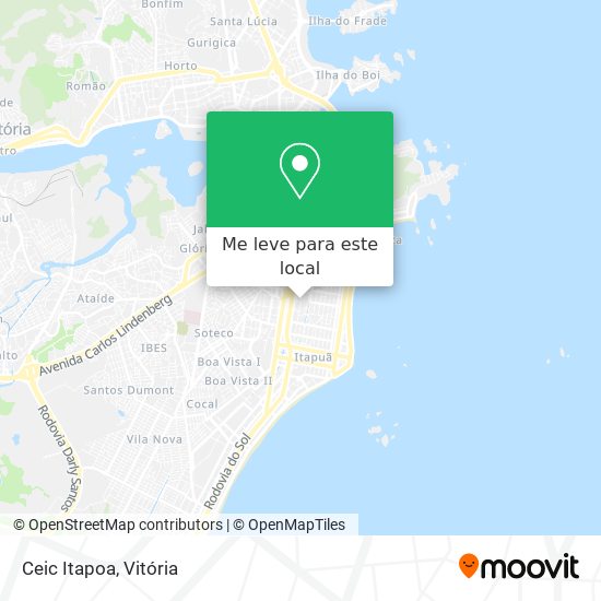 Ceic Itapoa mapa