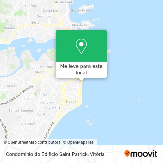 Condominio do Edificio Saint Patrick mapa