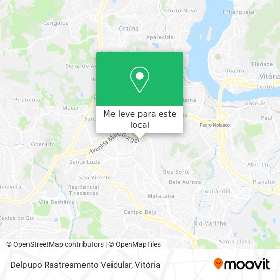 Delpupo Rastreamento Veicular mapa