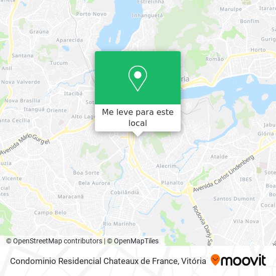 Condominio Residencial Chateaux de France mapa