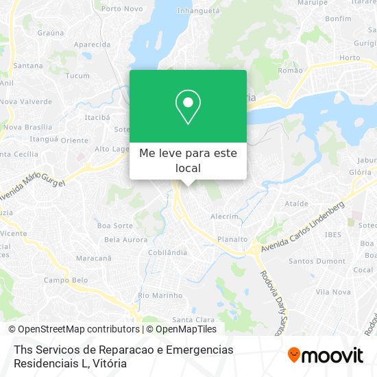 Ths Servicos de Reparacao e Emergencias Residenciais L mapa