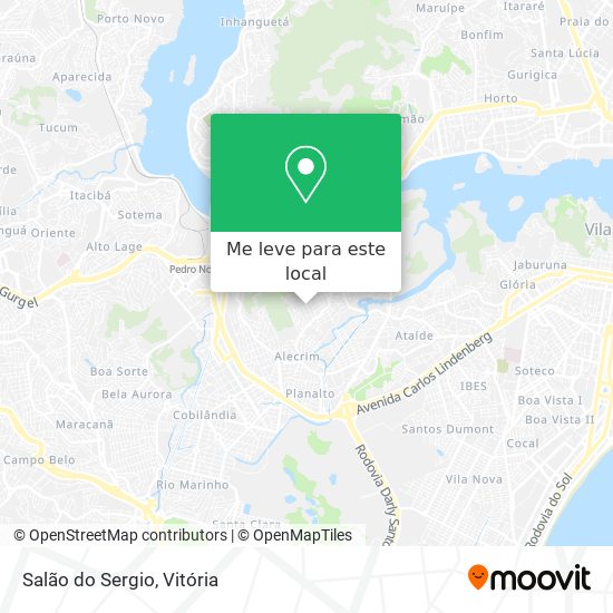 Salão do Sergio mapa