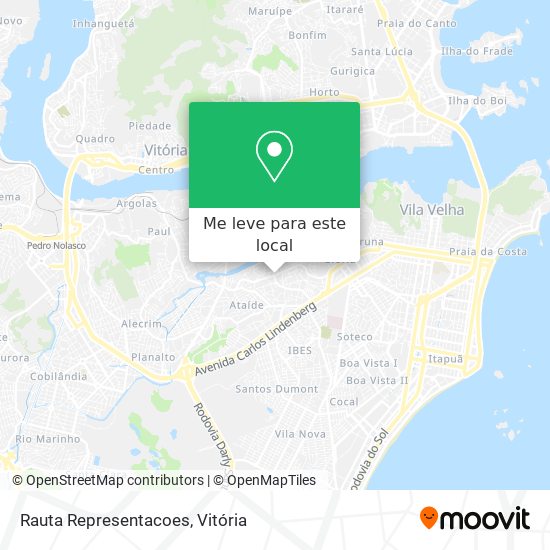 Rauta Representacoes mapa
