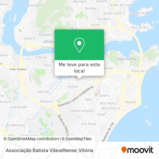 Associação Batista Vilavelhense mapa