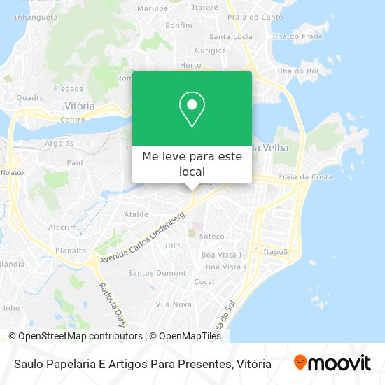 Saulo Papelaria E Artigos Para Presentes mapa
