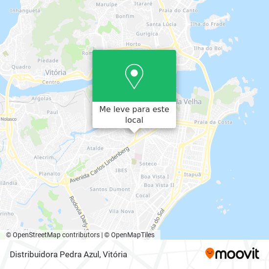 Distribuidora Pedra Azul mapa