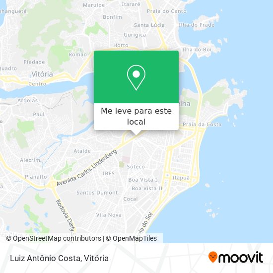Luiz Antônio Costa mapa