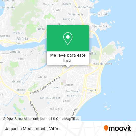 Jaquinha Moda Infantil mapa