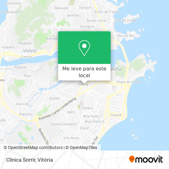 Clínica Sorrir mapa