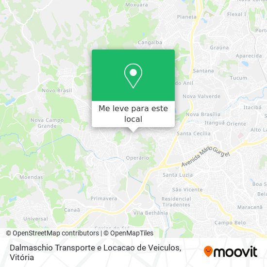 Dalmaschio Transporte e Locacao de Veiculos mapa